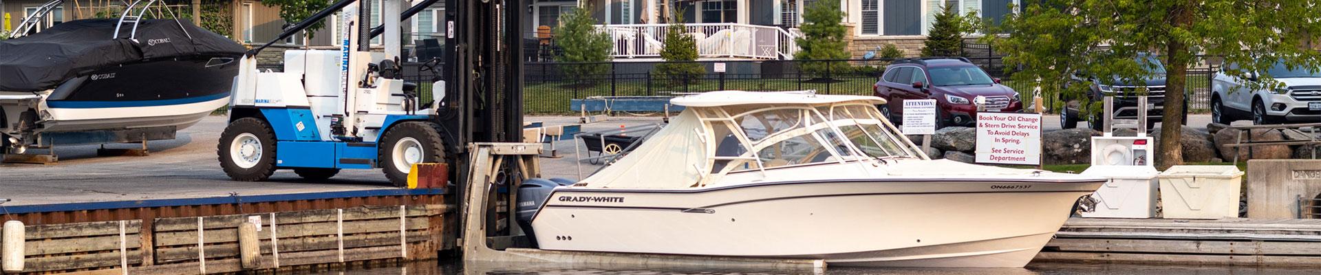 Dry Stack Service at Bay Port YC